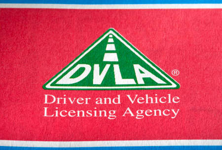 58864042 london uk april 25th 2016 the dvla logo on an information booklet on 25th april 2016 dvla